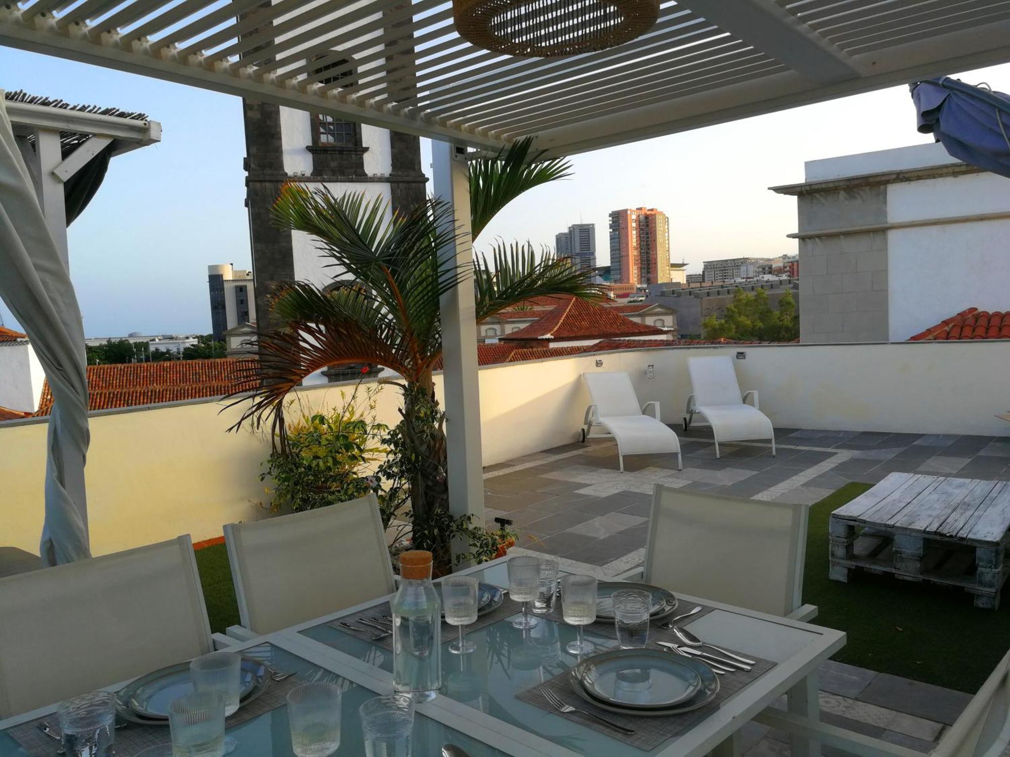 Terraza del Atlántico, un oasis en la ciudad Santa Cruz de Tenerife Exterior foto